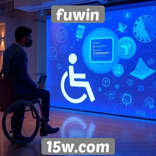 Acessibilidade no site fuwin para usuários com deficiência
